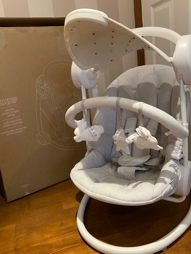 mamas and papas starlite baby swing